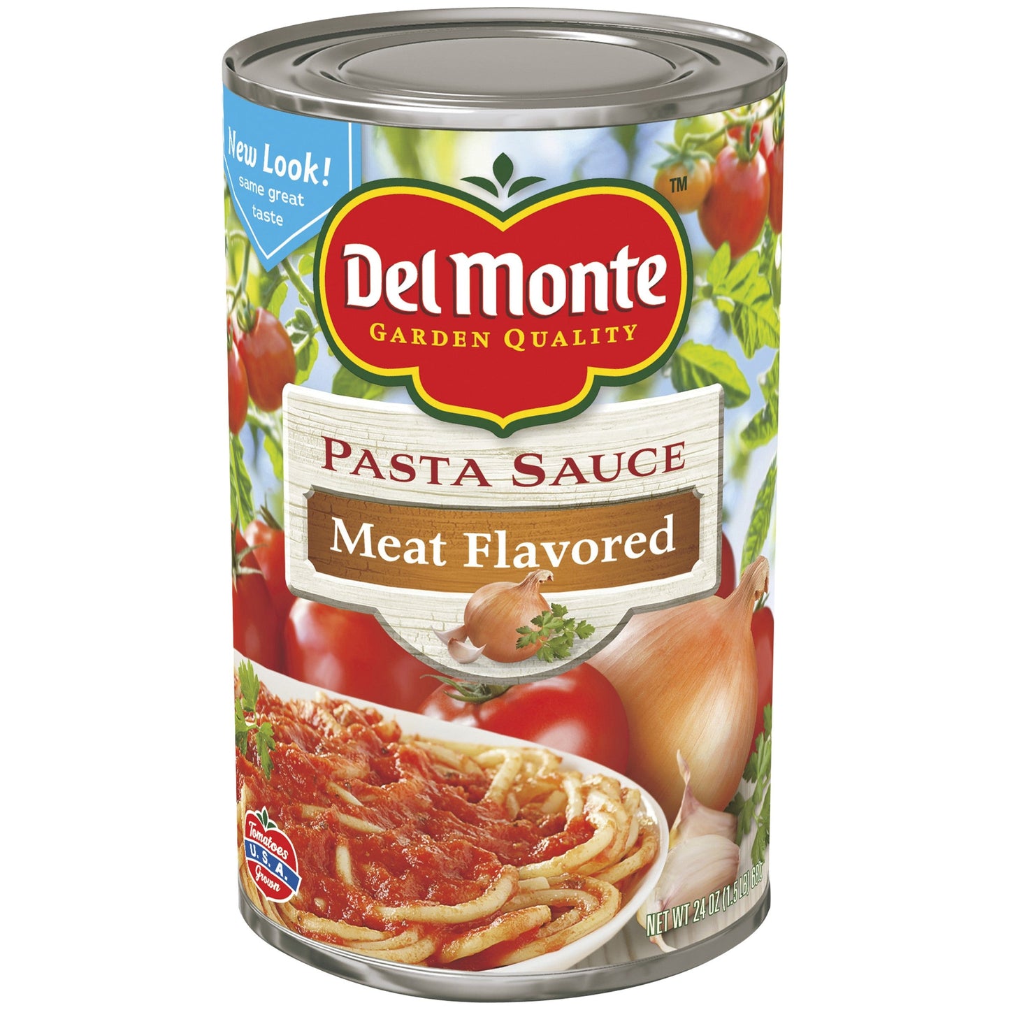 Del Monte Pasta Sauce Meat Flavor; 24 Ounces; 12 Per Case