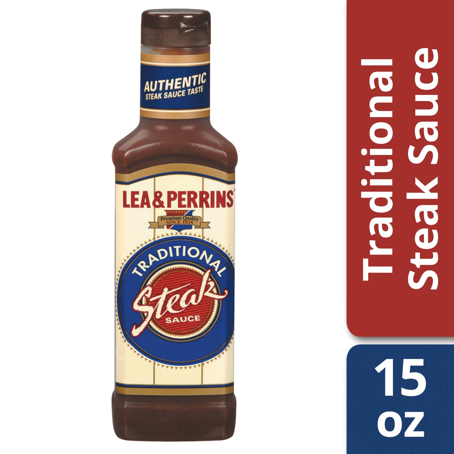 Lea & Perrins Traditional Steak Sauce Bottle; 15 Ounce; 12 Per Case - High Mart Wholesale
