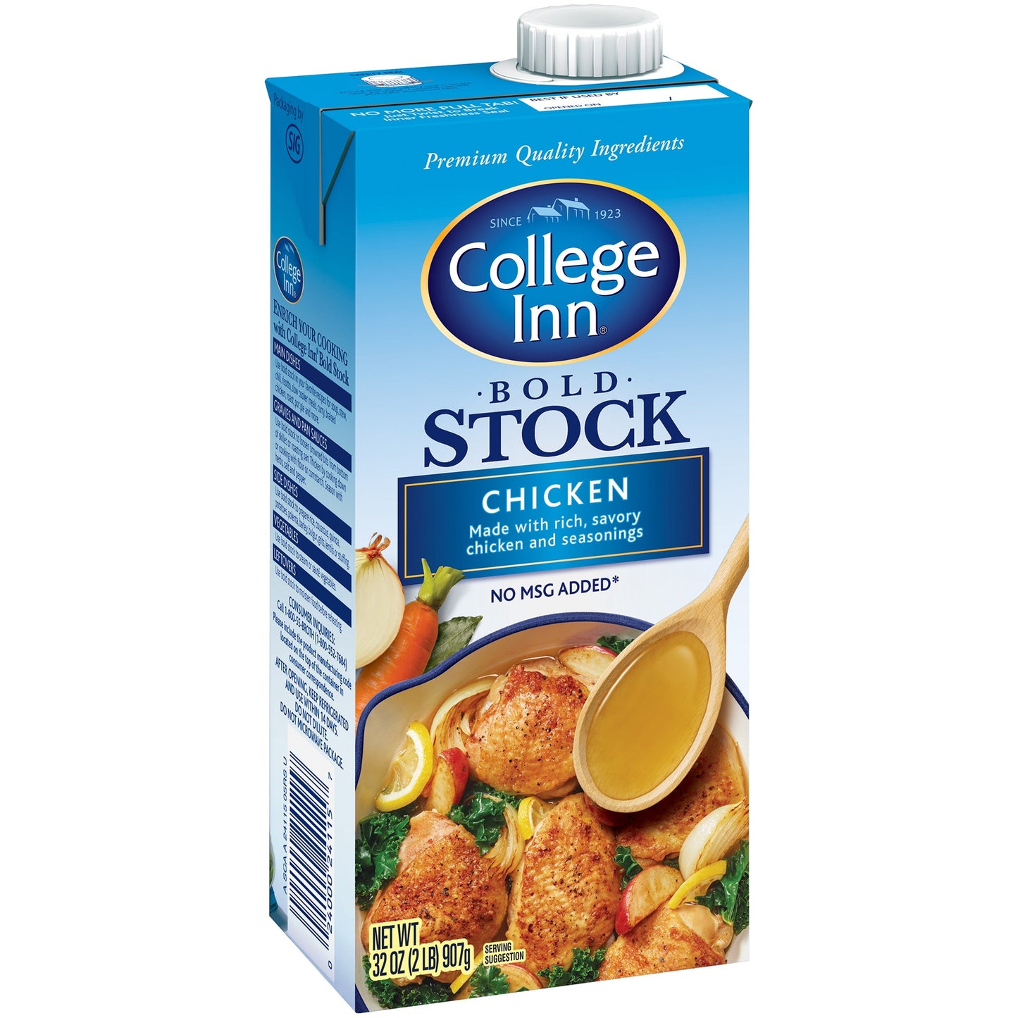 College Inn Bold Salted Chicken Stock; 32 Ounces; 12 Per Case