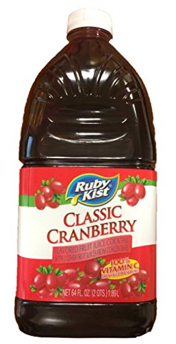 Ruby Kist Foodservice Cranberry Juice Cocktail; 64 Fluid Ounces; 8 Per Case