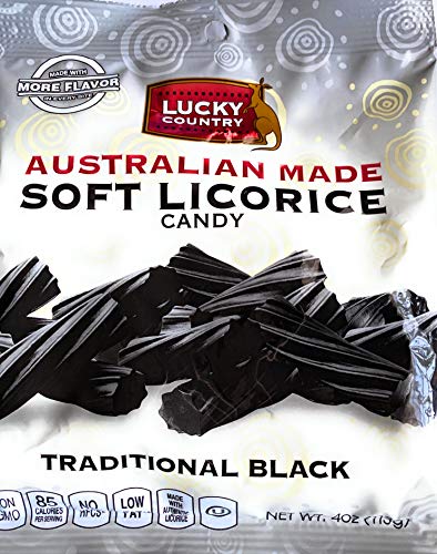 Lucky Country Lucky Country Black Licorice; 4 Ounce; 8 Per Case - High Mart Wholesale