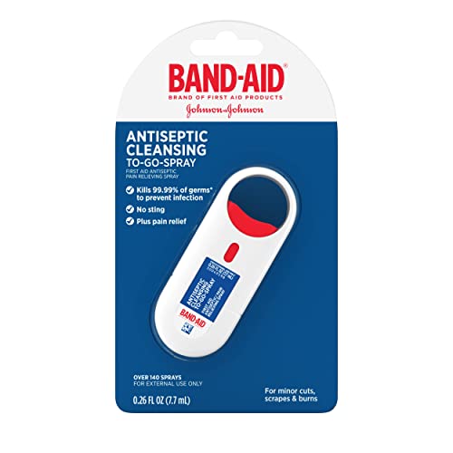 Band Aid Antiseptic Cleansing Spray; 0.26 Fluid Ounces; 6 Per Box; 6 Per Case - High Mart Wholesale