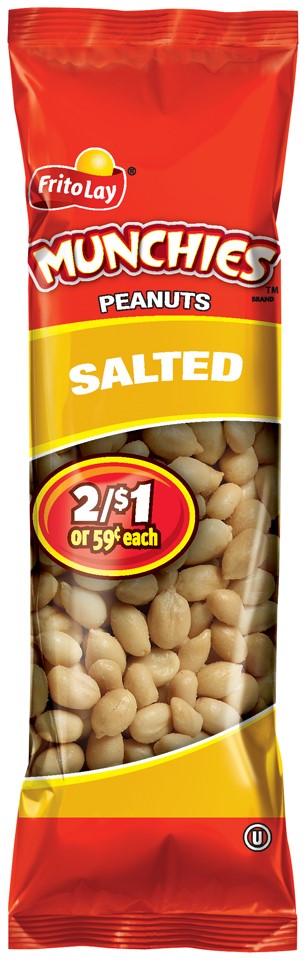 Frito Lay Munchies Salted Peanut; 1.63 Ounces; 96 Per Case
