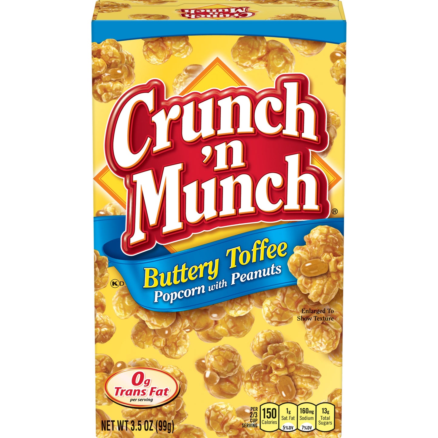 Crunch N Munch Crunch'n Munch Buttery Toffee Popcorn; 3.5 Ounces; 12 Per Case - High Mart Wholesale