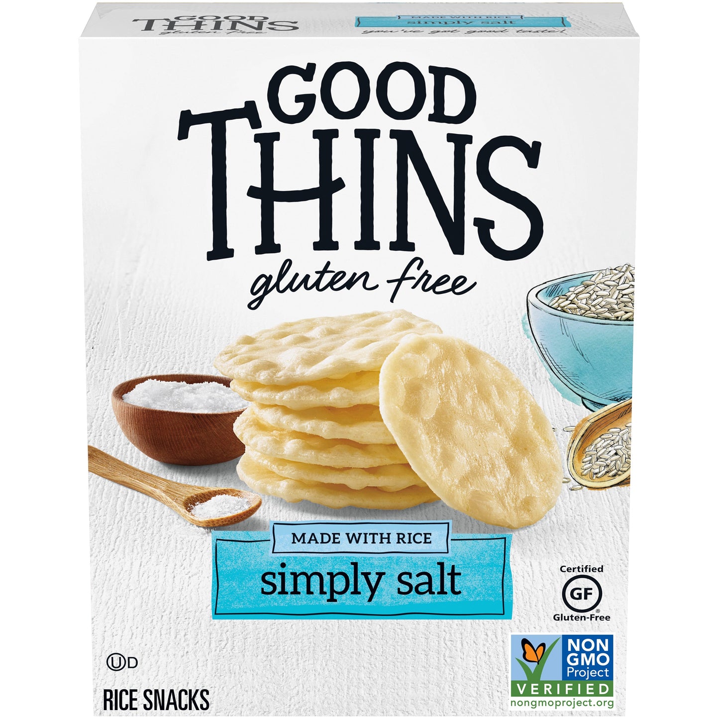 Good Thins Rice Thins Crackers Original; 3.5 Ounces; 12 Per Case - High Mart Wholesale