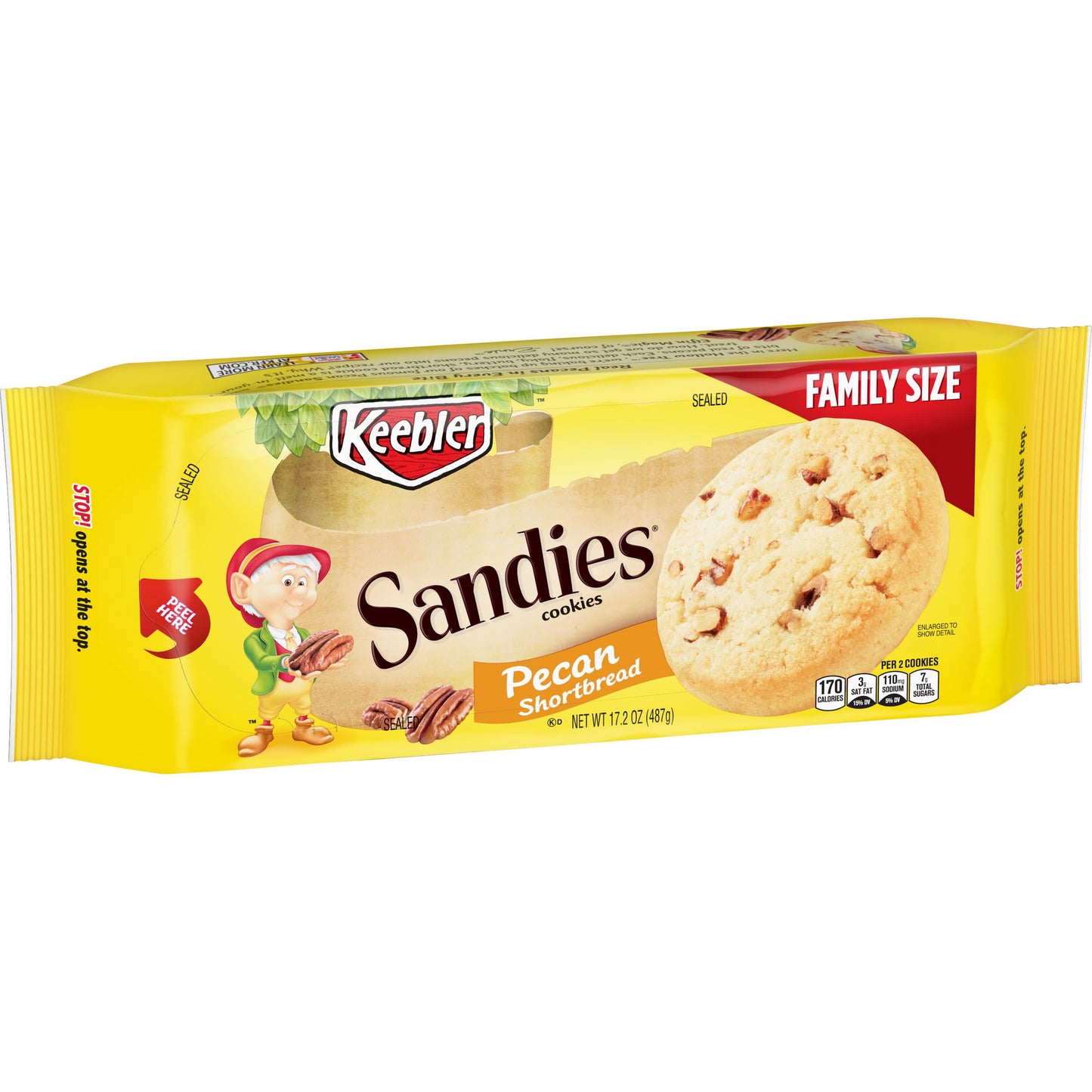 Keebler - Sandies Sandies Pecan; 17.2 Ounce; 12 Per Case