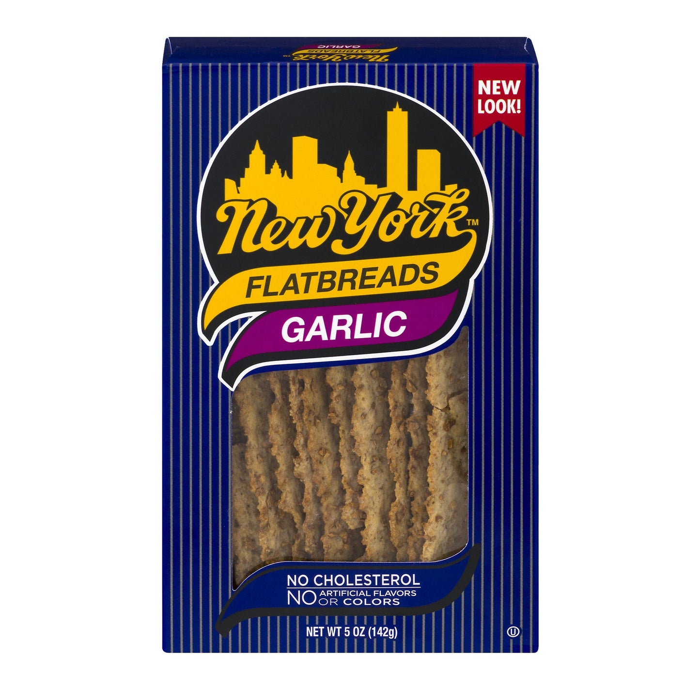 Ny Flatbreads Garlic; 5 Ounces; 12 Per Case
