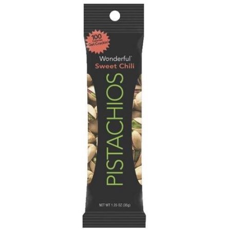 Wonderful Pistachios Pistachio Sweet Chili; 1.25 Ounces; 12 Per Box; 10 Per Case