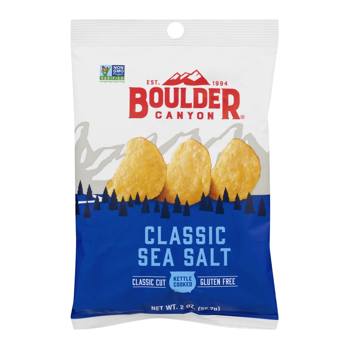 Boulder Canyon Sea Salt Chip; 2 Ounce; 8 Per Case - High Mart Wholesale