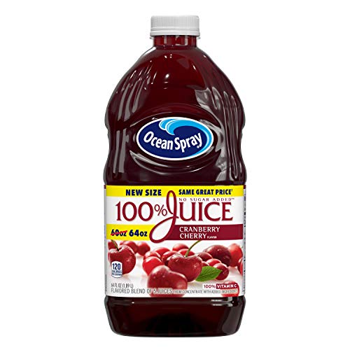 Ocean Spray 100% Cranberry Cherry Juice; 64 Fluid Ounce; 8 Per Case