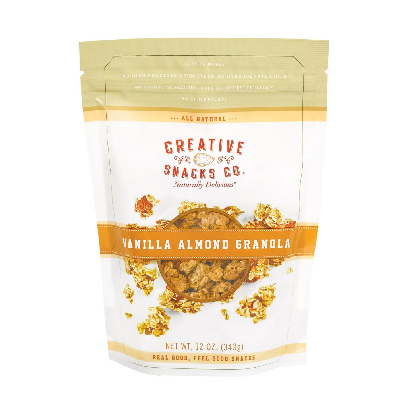 Creative Snacks Co. Vanilla Almond Granola; 11.99 Ounce; 6 Per Case - High Mart Wholesale