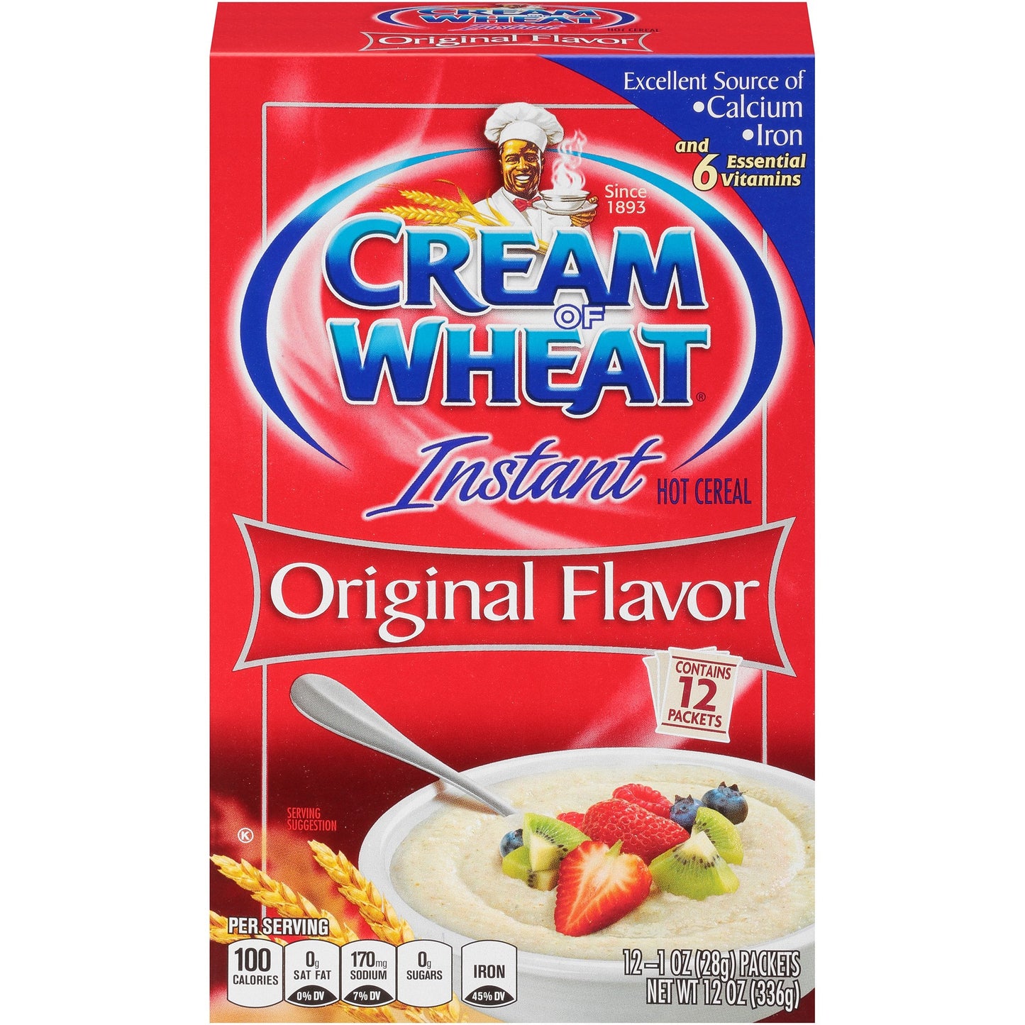 Cream Of Wheat Instant Original Retail; 12 Ounce; 12 Per Case