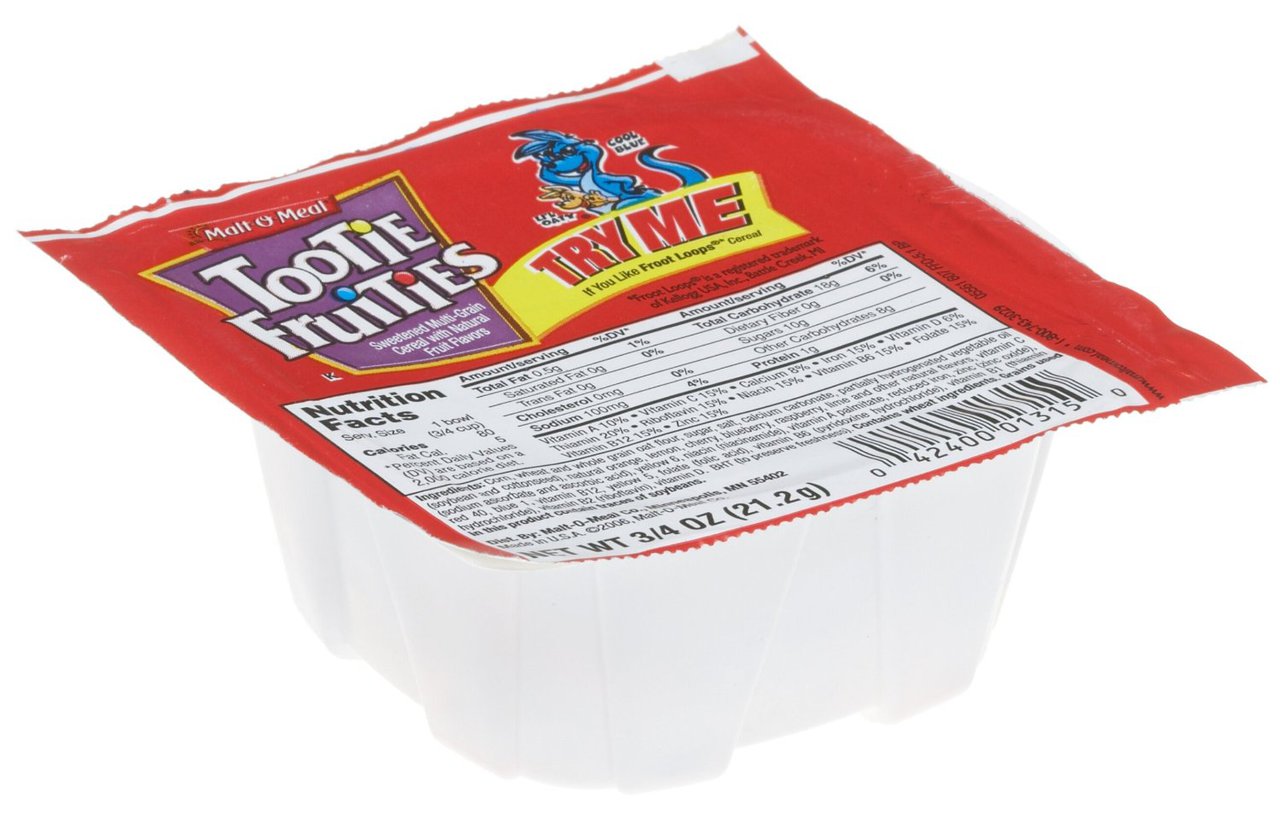 Malt O Meal Tootie Fruities; 0.75 Ounces; 96 Per Case - High Mart Wholesale