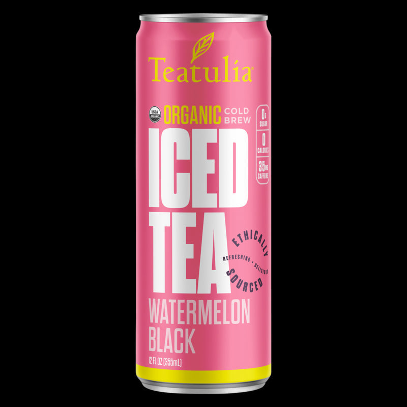 Teatulia Organic Teas Organic Watermelon Black Iced Tea; 12 Ounces; 12 Per Case - High Mart Wholesale