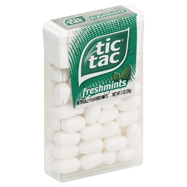 Tic Tac Freshmints Candy; 1 Ounces; 12 Per Box; 24 Per Case