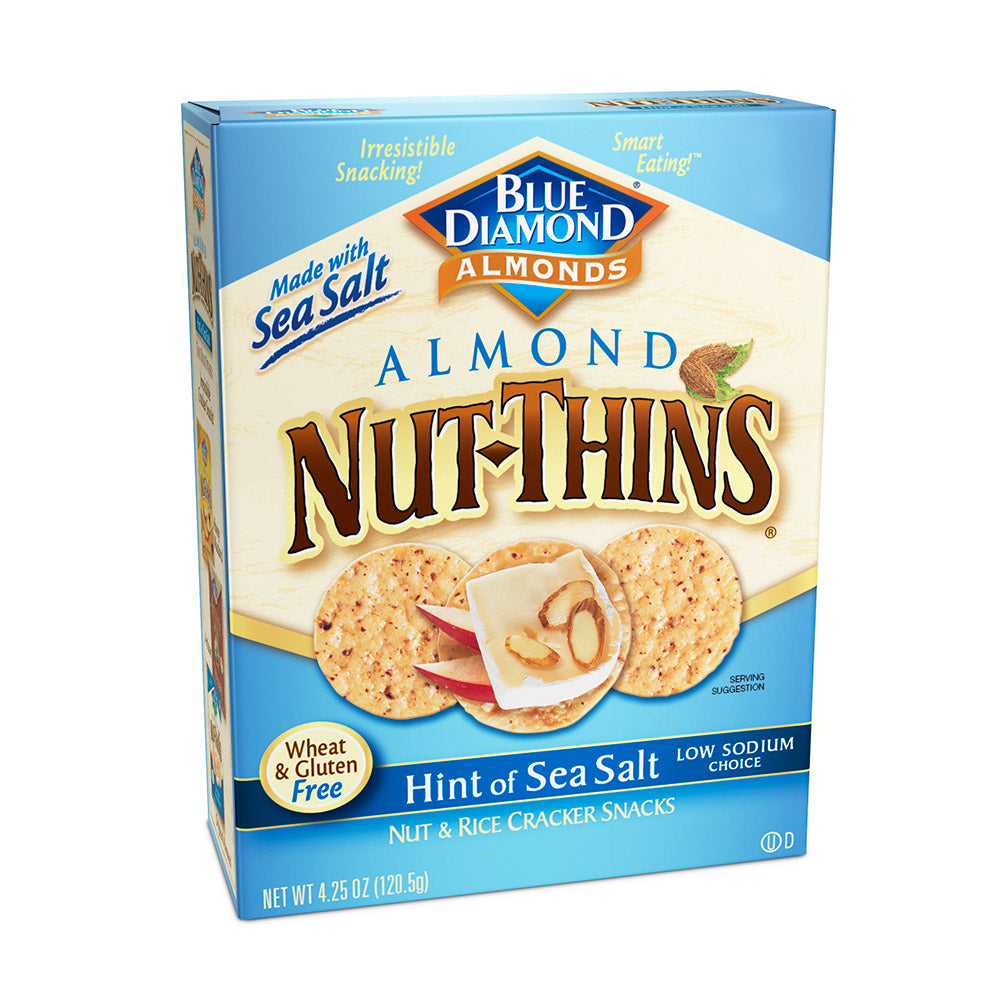 Blue Diamond Almonds Almonds Hint Of Salt Sea Low Sodium; 4.25 Ounces; 12 Per Case - High Mart Wholesale