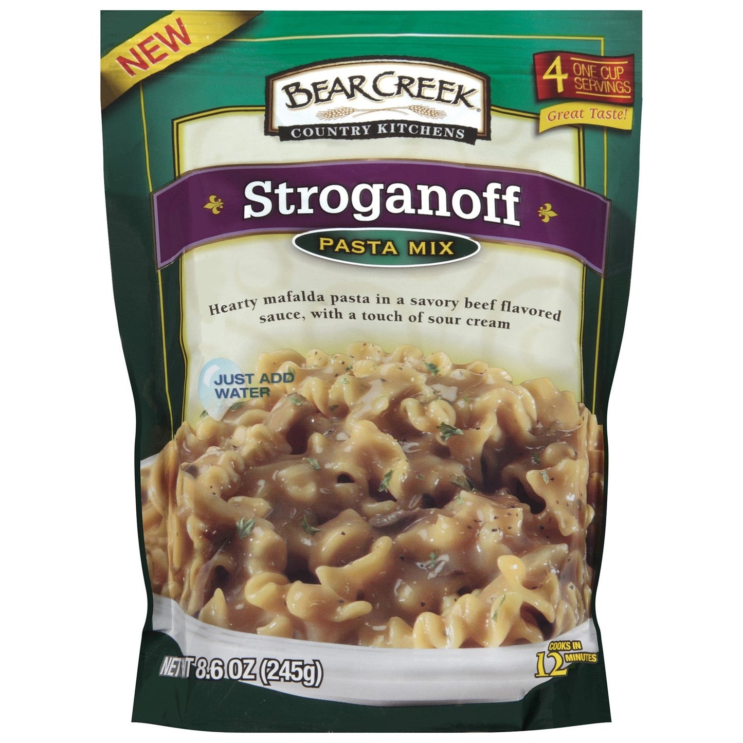 Bear Creek Pasta Stroganoff; 8.6 Ounces; 6 Per Case - High Mart Wholesale