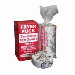 Fryer Puck Tablets Boilout Display Case Fryer Puck; 5 Count; 6 Per Case - High Mart Wholesale