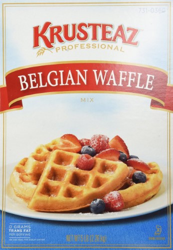 Krusteaz Belgian Waffle Mix; 5 Pounds; 6 Per Case - High Mart Wholesale