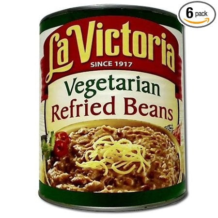 La Victoria Bean Vegetarian Refried; 112 Ounces; 6 Per Case - High Mart Wholesale
