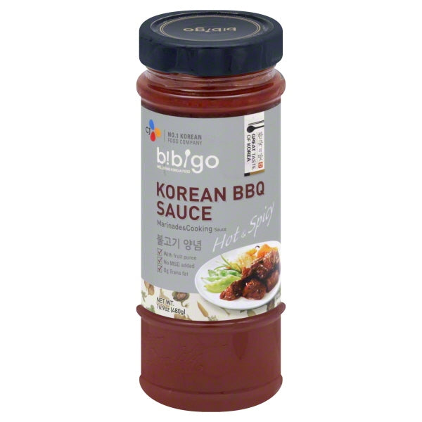 Annie Chun's Bibigo Hot And Spicy Bbq Sauce Jar; 16.9 Ounce; 6 Per Case - High Mart Wholesale