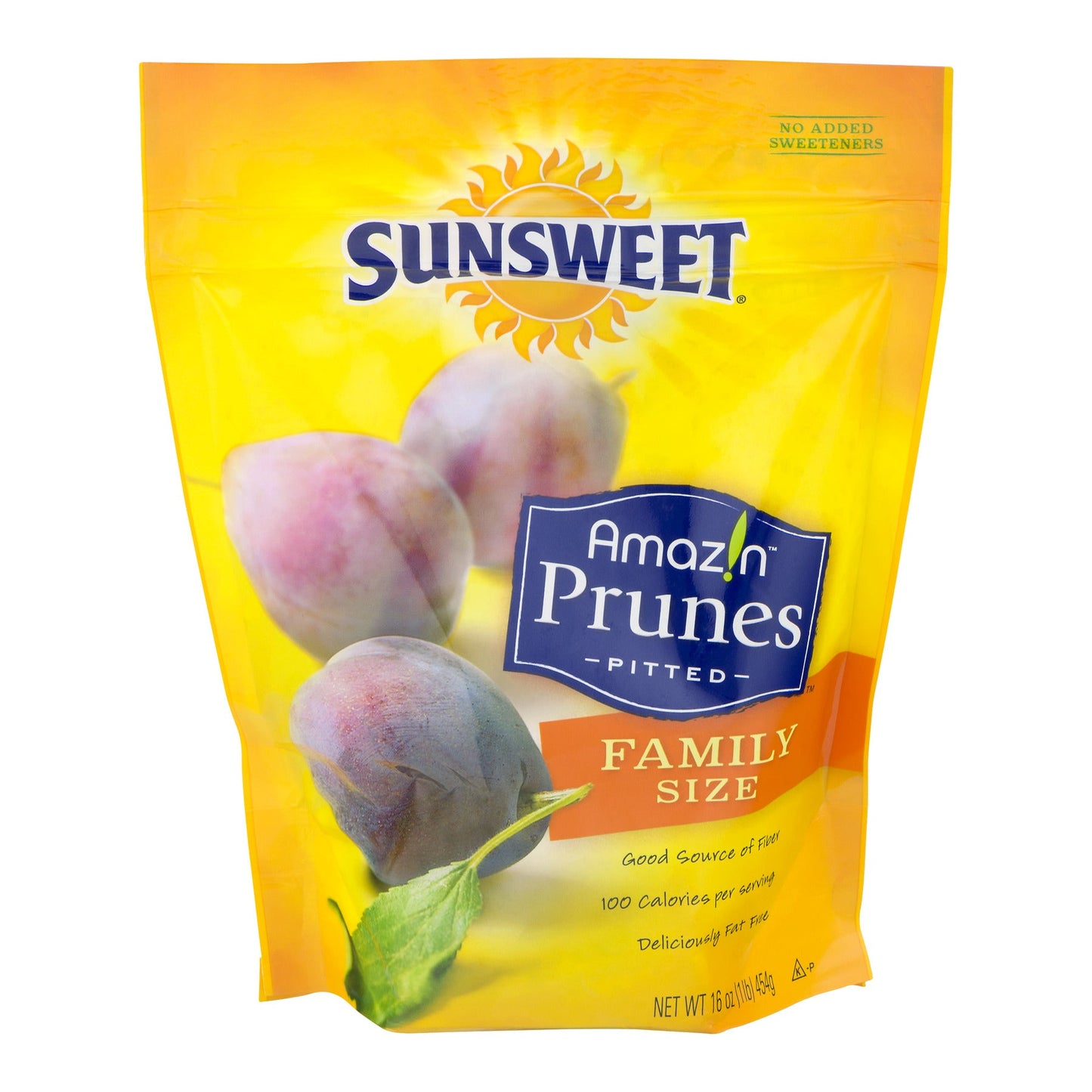 Sunsweet Grower Pitted Prune Pouch; 16 Ounces; 12 Per Case - High Mart Wholesale