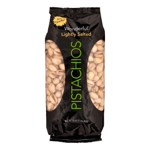 Wonderful Pistachios Roasted Light Salt; 16 Ounces; 20 Per Case