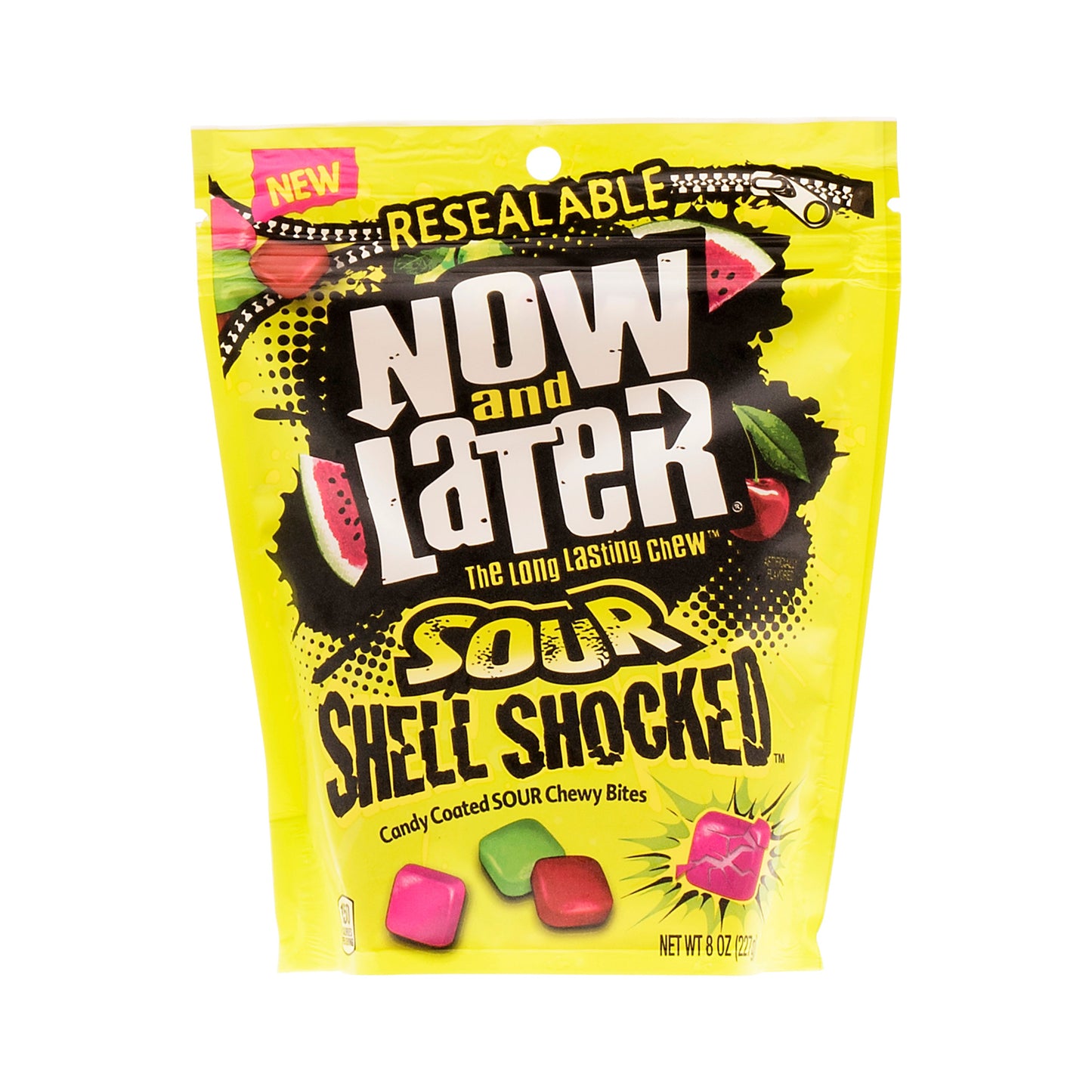 Now & Later Shell Shocked Sour; 8 Ounces; 6 Per Case - High Mart Wholesale