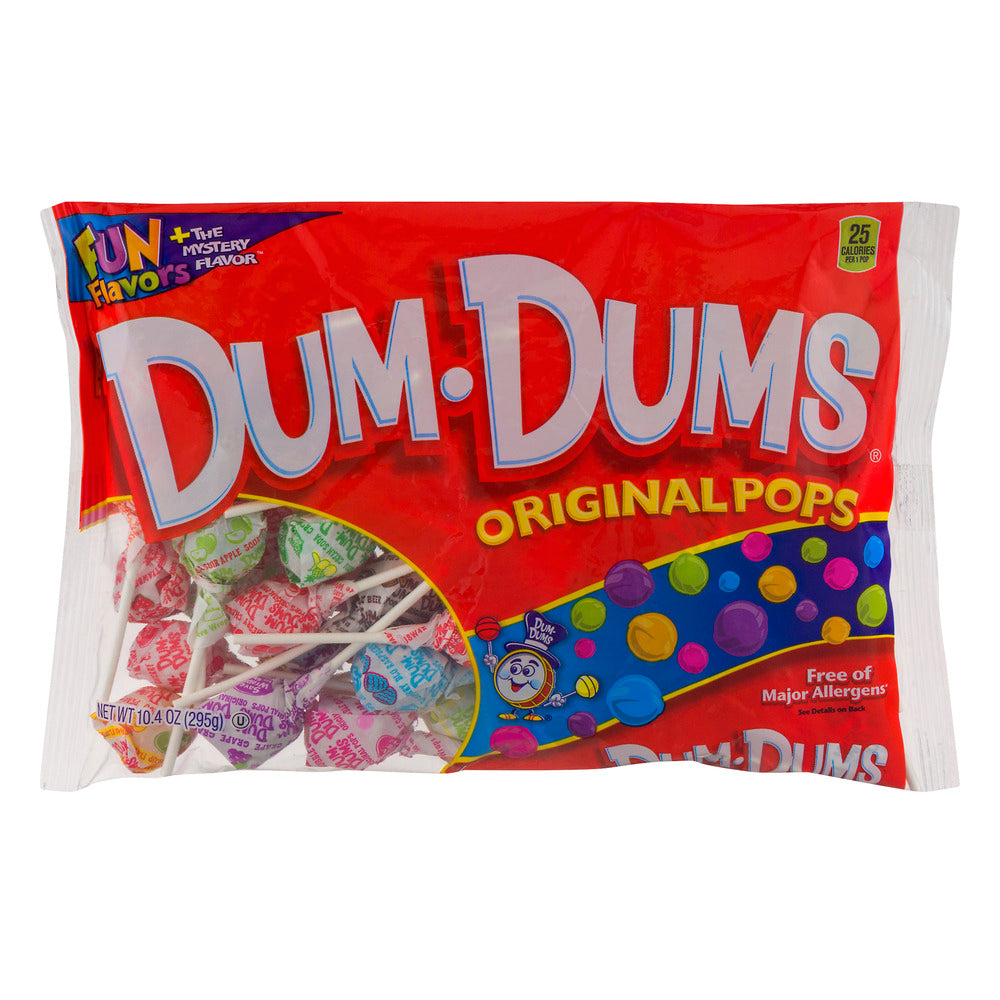 Dum Dums Lollipop / Sucker; 10.4 Ounces; 12 Per Case