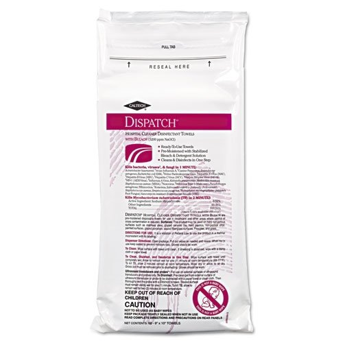 Clorox Healthcare Cleaner Disinfectant With Bleach Wipes Hospital; 150 Count; 8 Per Case - High Mart Wholesale