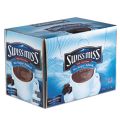 Swiss Miss Cocoa No Sugar Added Mix .53 Ounce; 0.55 Ounce; 24 Per Box; 6 Per Case