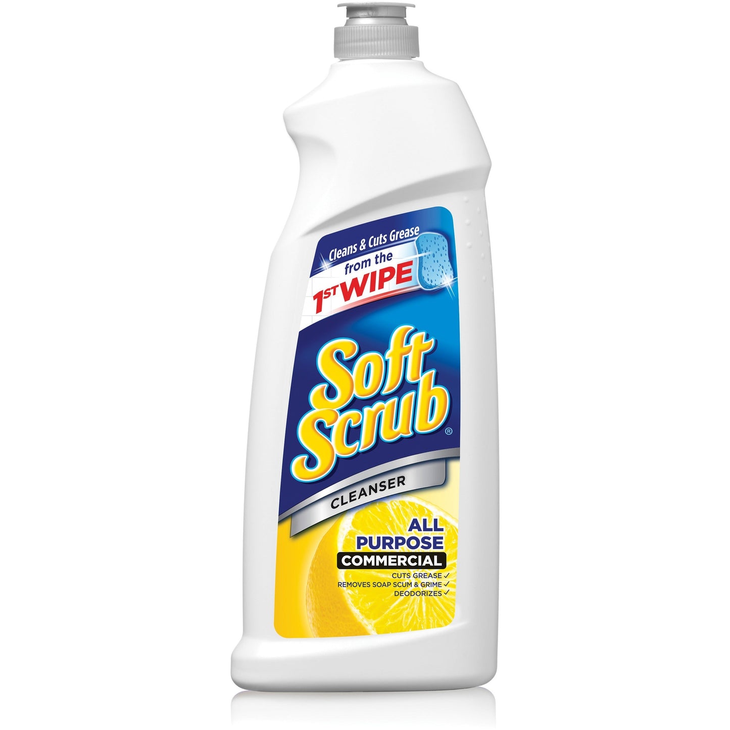 Soft Scrub Commercial Cleanser Lemon; 36 Ounces; 6 Per Case