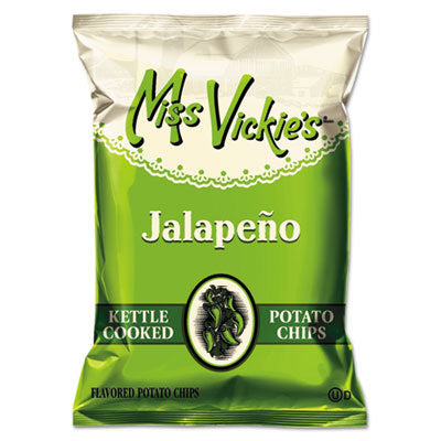 Miss Vickie's Jalapeno Kettle Cooked Potato Chips; 1.375 Ounce; 64 Per Case