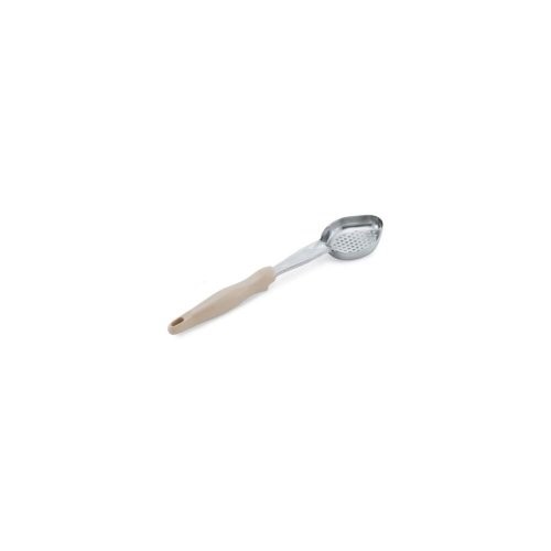 Vollrath Heavy Duty 3 Ounce Perforated Oval Spoodle Oval Ivory Handle; 1 Each