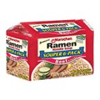 Ramen Souper 6 Pack Beef Flavored Ramen Noodle Soup; 18 Ounces; 4 Per Case - High Mart Wholesale