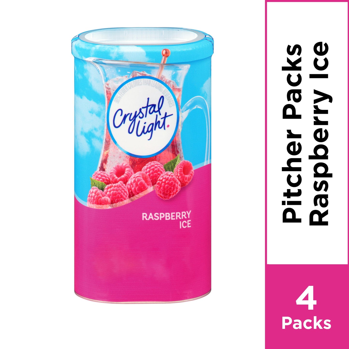 Crystal Light Beverage Crystal Light Raspberry Ice Canister 8 Quart; 0.87 Ounces; 12 Per Case - High Mart Wholesale