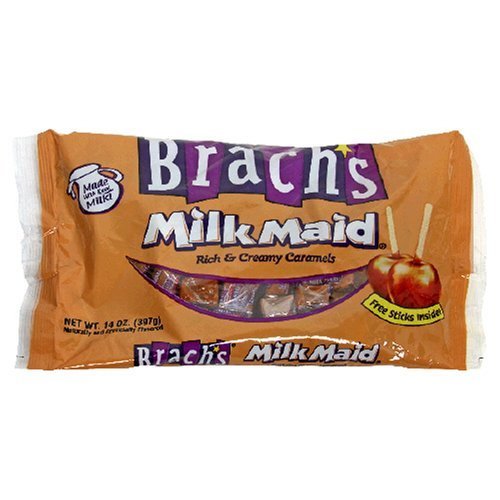 Brachs Laydown Bag Milk Maid Caramels; 14 Ounces; 12 Per Case