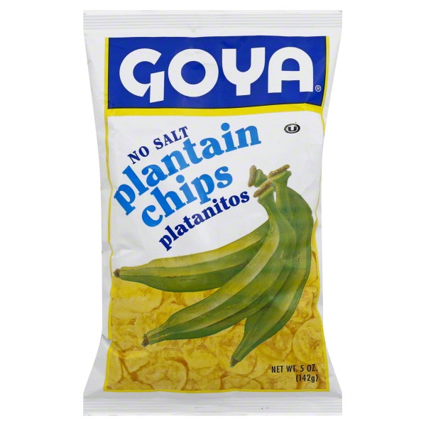 Goya Plantain Chips No Salt; 5 Ounces; 12 Per Case - High Mart Wholesale