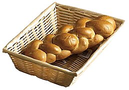 Tablecraft Basket Rectangle Natural Woven; 12 Each; 1 Per Case - High Mart Wholesale