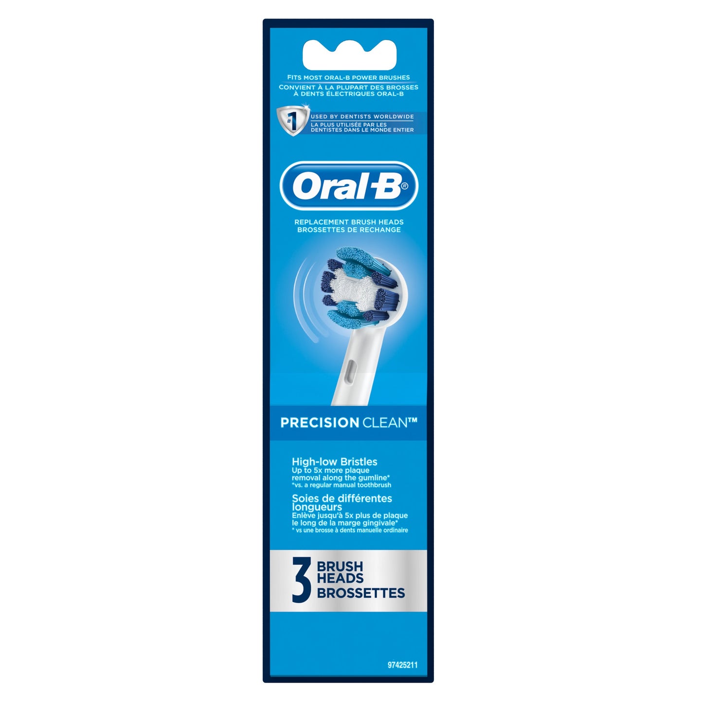 Oral B Power Oral Care Refills Base Form; 3 Count; 6 Per Box; 4 Per Case - High Mart Wholesale