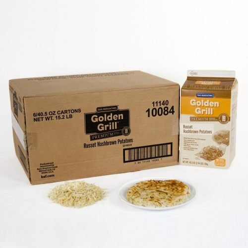 Baf Golden Grill� Russet Hashbrowns; 40.5 Ounces; 6 Per Case