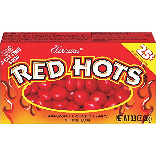 Red Hots Red Hots; 0.9 Ounces; 24 Per Box; 12 Per Case - High Mart Wholesale