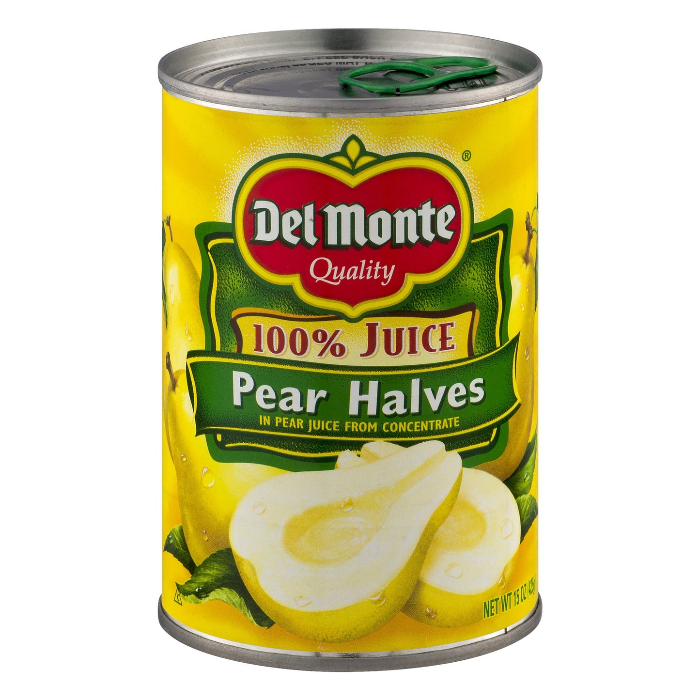 Del Monte Pear Halves In Juice; 15 Ounces; 12 Per Case