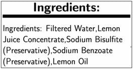 Ruby Kist Lemon Juice; 32 Fluid Ounces; 12 Per Case