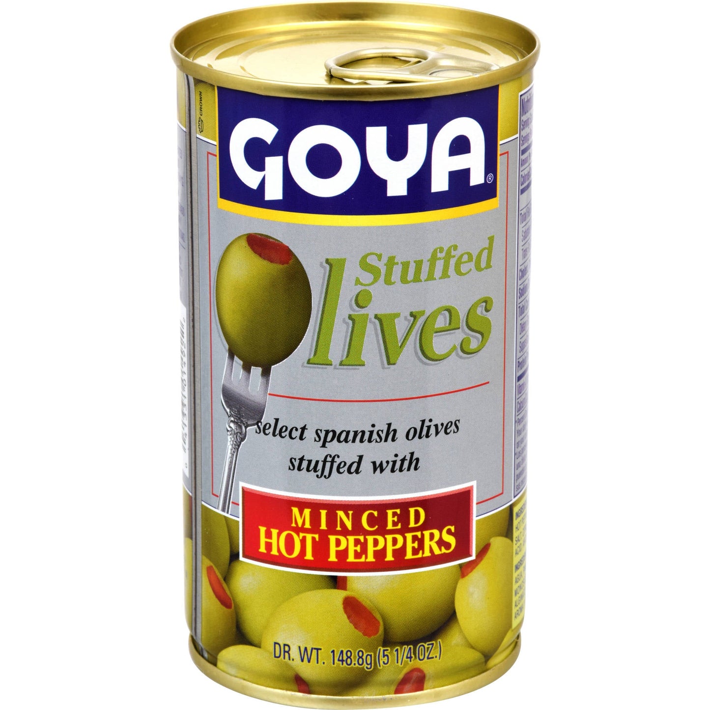 Goya Manzanilla Stuffed Hot Pimento; 5.25 Ounce; 12 Per Case
