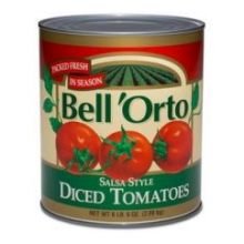 Bell 'Orto Tomato Diced Salsa Style; 102 Ounce; 6 Per Case