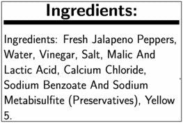 Bay Valley Sliced Jalapeno Peppers; 1 Gallon; 4 Per Case - High Mart Wholesale