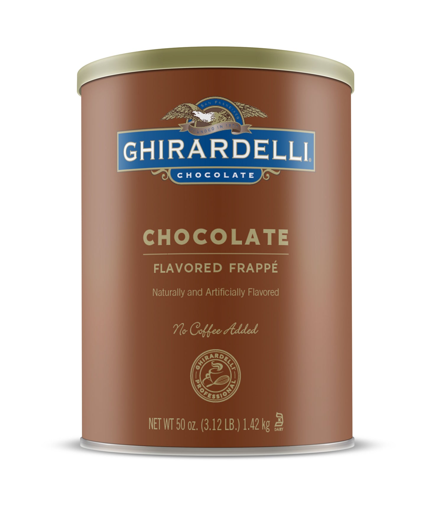 Ghirardelli Chocolate Flavor Frappe; 3.12 Pounds; 6 Per Case - High Mart Wholesale