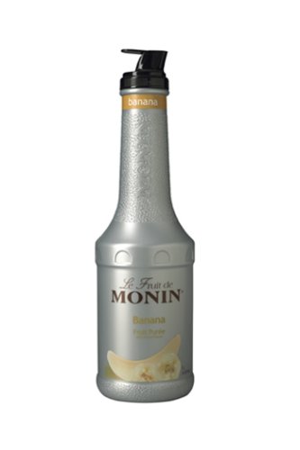 Monin Banana Puree; 1 Liter; 4 Per Case - High Mart Wholesale