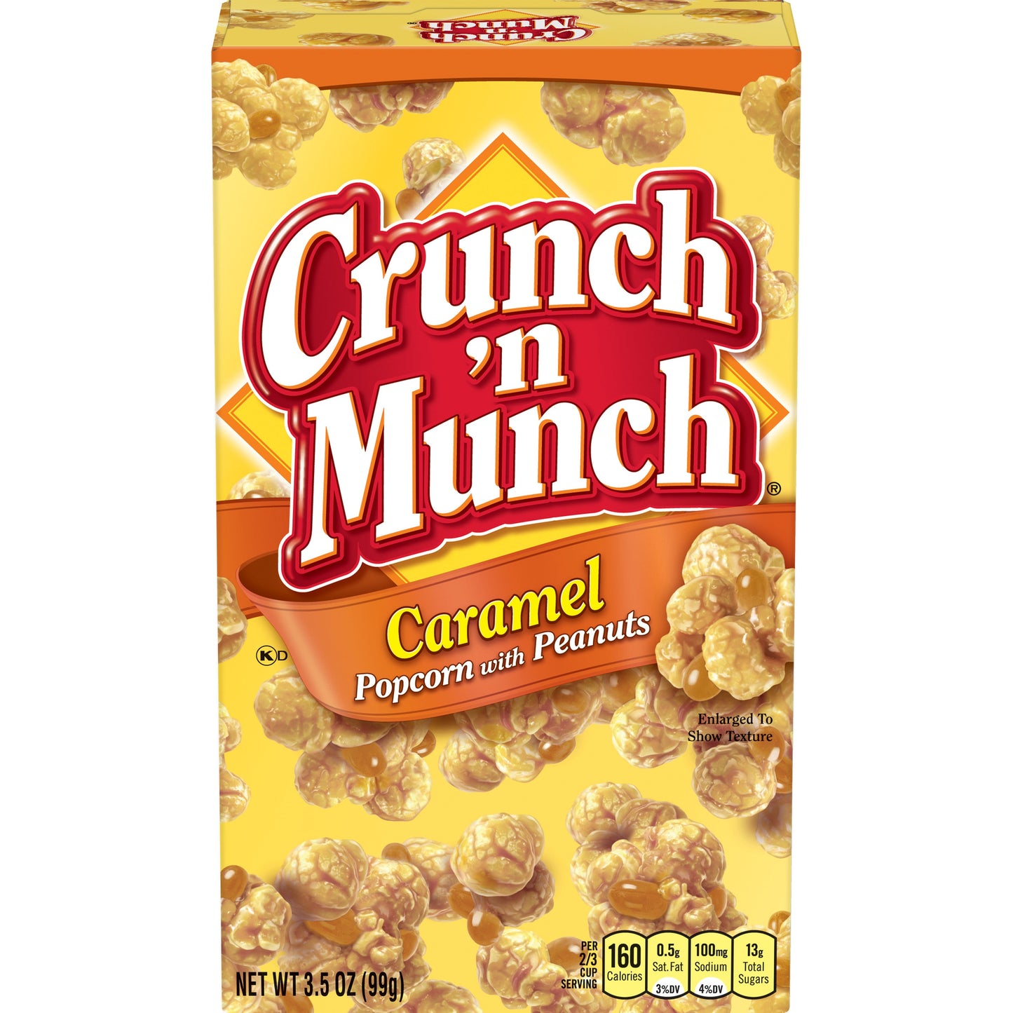 Crunch N Munch Crunch'n Munch Caramel Popcorn; 3.5 Ounces; 12 Per Case - High Mart Wholesale